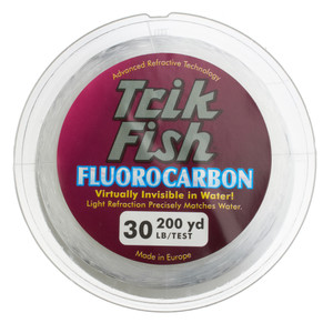 Trik Fish Flurocarbon - 200 yd Clear 30 lb