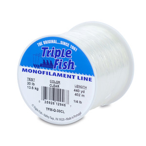 Triple Fish Mono Line - 440yd Clear 30lb Test