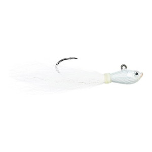 Eagle Claw - Trokar Bucktail Jig - 3oz 7/0 White 1pk - TKBJW-7/0