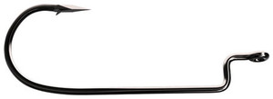 Eagle Claw - Trokar Worm Hook Hd - 3/0 Black Chrome 6pk