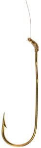 Tru Turn Snelled Hooks - #4 Gold 5pk