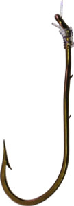 Tru Turn Snelled Hooks - #6 Bronze 5pk