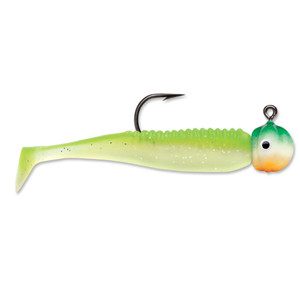 VMC Boot Tail Jig - 1/32oz Green Orange Glow 2pk