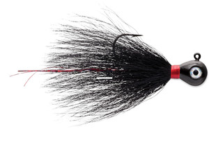 VMC Bucktail Jig - 1/2oz Black 2pk