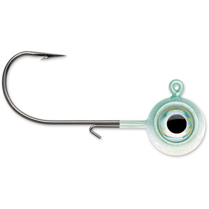 VMC Neon Moon Eye Jighead - 3/8oz Blue Back Herring 4pk