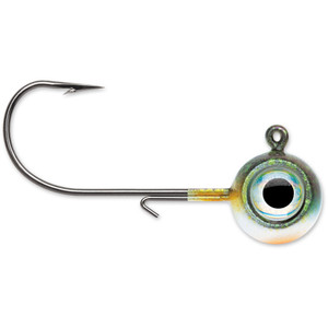 VMC Neon Moon Eye Jighead - 3/8oz Blue Gill 4pk