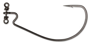 VMC Spinshot Wide Gap Hook - 3/0 Black Nickel 4pk