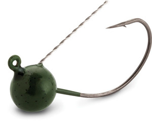 VMC Wacky Jighead - Weedless - 3/16oz Green Pumpkin 4pk