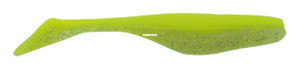 WE Assassin Turbo Shad - 4'' Limetreuse Glow 10pk