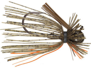 War Eagle Heavy Finesse Jig - 3/8oz Green Pumpkin Orange
