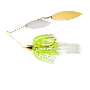 War Eagle Spinnerbait - 1/2oz #2Willow Gold Wht Cht