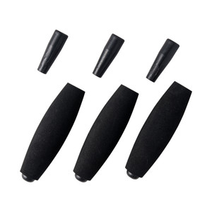Whisker Peg Floats - Cigar 3'' Black 2pk