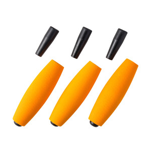 Whisker Peg Floats - Cigar 3'' Orange 2pk