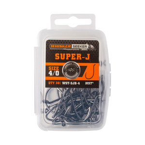 Whisker Seeker CarbonSuper J - 6/0 Black Nickel 25pk