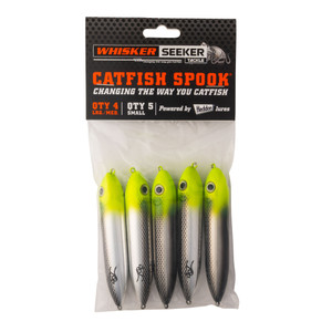 Whisker Seeker Catfish Spook - 3.75'' Chartruese