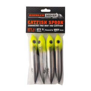 Whisker Seeker Catfish Spook - 5.25'' Chartruese