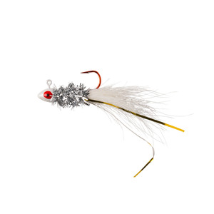 Whisker Skippy Jig - 1/16oz White Silver 2pk