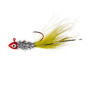 Whisker Skippy Jig - 1/8oz Red Chartreuse 2pk