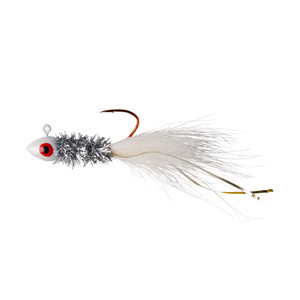 Whisker Skippy Jig - 1/8oz White Silver 2pk