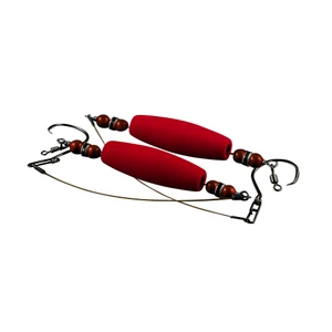 Whisker SM Rattlers - 2.5'' 6/0 Red 2pk