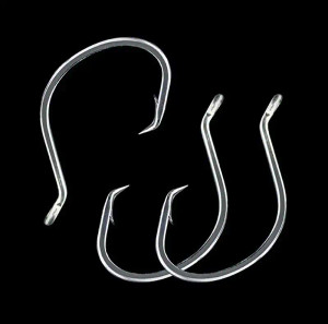 Whisker Triple Threat Hook - 12/0 Black Nickel 3pk