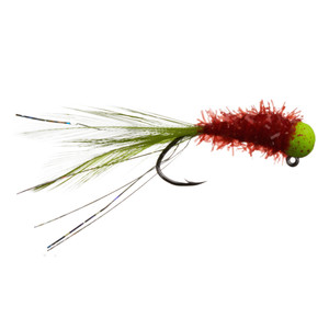 WidowMaker Shimmr Jig - 1/16oz Chartreuse/Red 2pk