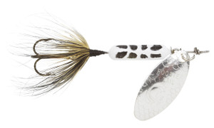 Yakima Rooster Tail - 1/32oz TrbP;White Coachdog