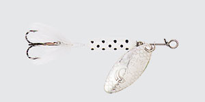 Yakima Rooster Tail - 1/6oz Swing Slv; Wht Dalm