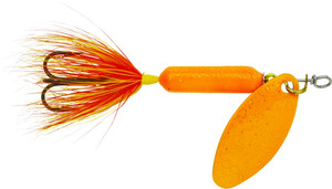 Yakima Rooster Tail - 1/8oz Swing; Glitter Orange