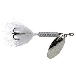 Yakima Rooster Tail - 3/4oz Swing Silver; White