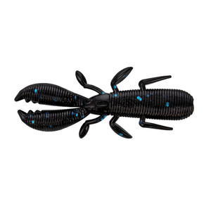 Yamamoto Covert Craw Floater - 2.5'' Black/Lg Blue Flk 10pk