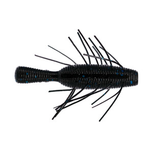 Yamamoto Fuzzy Nuki - 2.5'' Blk w/LG Blue Flk 5pk