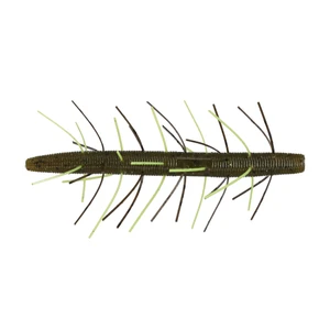 Yamamoto Fuzzy Senko - 4'' GP/Chartreuse Skirt 5pk