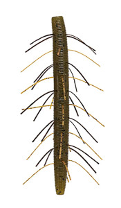 Yamamoto Fuzzy Senko - 5'' GP/Orange Skirt 4pk