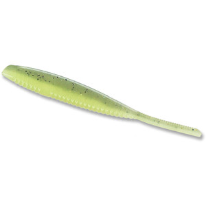 Yamamoto Shad Shape Worm - 4'' BB/CryClrBlyLam 10p