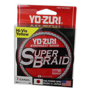 Yo-Zuri Super Braid - 150 yd High Vis Yellow 15 lb