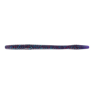 Yum Finesse Worm - 4'' Junebug Red Flake 12pk