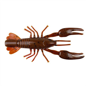 Yum Ned Craw - 2'' Dark Brown/Red Brown 8pk