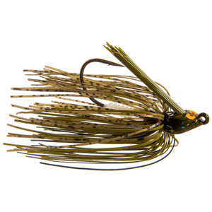 Z Man CrosseyeZ SnkhdSwimJig - 1/4oz Green Pumpkin 1pk