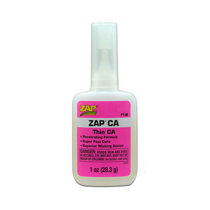 ZAP Zap Ca - 1oz Thin Visc; Clear; Drip