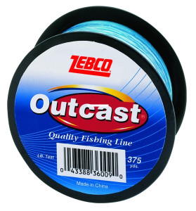 Zebco Outcast Economy Line - 650 yd Clear 6 lb
