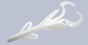 Zoom Baby Brush Hog 4'' - White 12pk