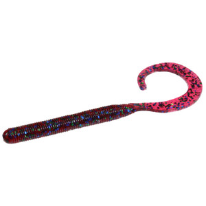 Zoom Curly Tail 4'' - Plum Apple 20pk
