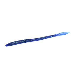 Zoom Trick Worm 6.5'' - Junebug Blue Tail 20pk