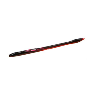 Zoom Trick Worm 6.5'' - Red Shad 20pk