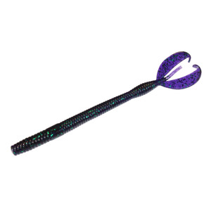 Zoom Z CrawWorm 6.75'' - Junebug 10pk