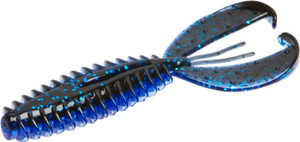Zoom Z-Craw Jr 3.5'' - Black Sapphire 8pk