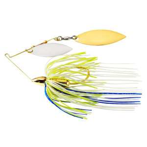 War Eagle Spinnerbait - 1/2oz W/WGldWhtChtBlue - 12SEGW36