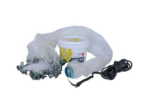 Ahi 200 Pro 6 Panel Cast Net - Clear Mono Net - FARR-926