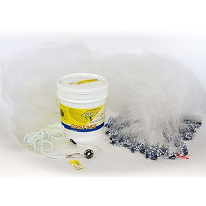 Ahi 200 Pro 6 Panel Cast Net - Clear Mono Net - CN212PRO